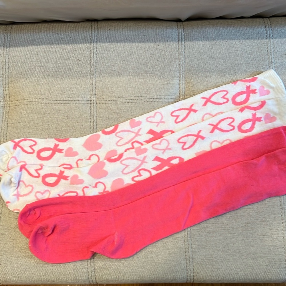 2 pairs new without tags never worn knee high socks
